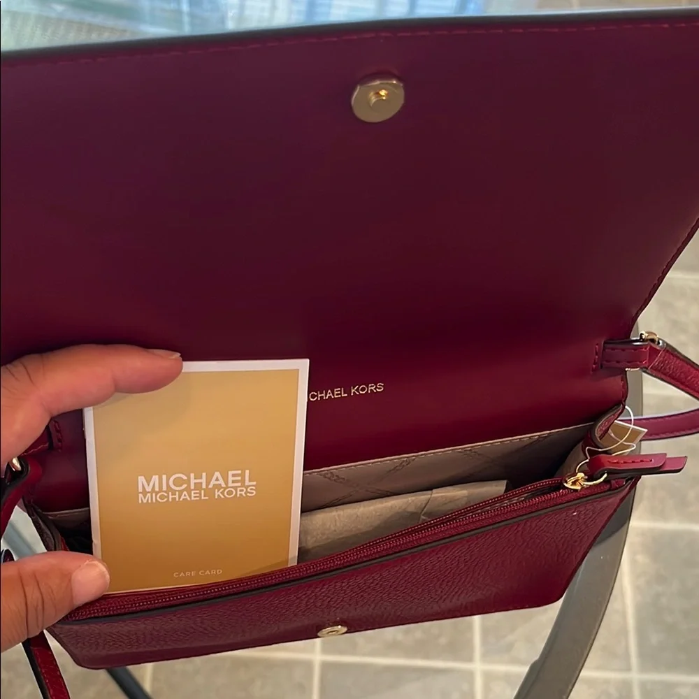 Michael Kors Red Crossbody Bag